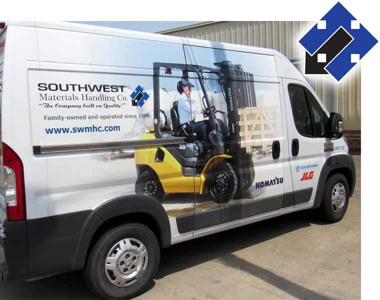 Southwest Material Handling Service Van
